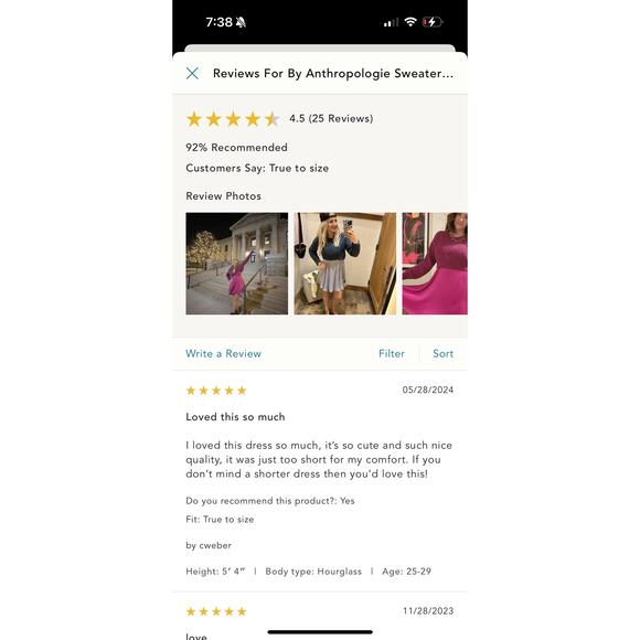 Anthropologie Sweater Dress Set - Size XL - Picture 8 of 14